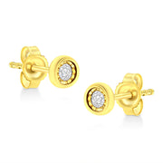 Bids.com 10K Yellow Gold Plated .925 Sterling Silver 1/10 Cttw Miracle-Set Diamond Circle Shape Stud Earrings (K-L Color, I2-I3 Clarity) Earrings White Smoke Yellow.Sterling Silver / 0.1 / Circle Shape,Yellow.Sterling Silver / 0.1 / Marquise Shape,Yellow.Sterling Silver / 0.1 / Pear Shape,Yellow.Sterling Silver / 0.1 / Cushion Shape,Yellow.Sterling Silver / 0.1 / Oval Shape,Yellow.Sterling Silver / 0.1 / Heart