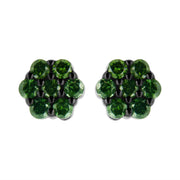 Bids.com .925 Sterling Silver 1/4 Cttw Treated Yellow Diamond Floral Stud Earrings (Yellow Color, I1-I2 Clarity) Earrings White Smoke White.Sterling Silver / 1 / Green Diamond,White.Sterling Silver / 0.5 / Green Diamond,White.Sterling Silver / 2 / Green Diamond,White.Sterling Silver / 4.3 / Green Diamond