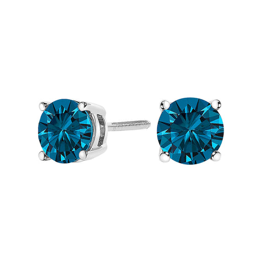 Bids.com 14K White Gold 1.00 Cttw Blue Lab Grown Diamond Stud Earrings with Screw Backs Earrings White Smoke White.Gold / 1,Yellow.Gold / 1,White.Gold / 2,White.Gold / 3,Yellow.Gold / 2,Yellow.Gold / 3