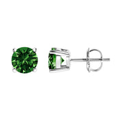 Bids.com 14K White Gold 1.0 Cttw Lab Grown Green Diamond Classic Solitaire Stud Earrings Earrings White Smoke White.Gold / 1,Yellow.Gold / 1,White.Gold / 1.5,Yellow.Gold / 1.5,White.Gold / 2,Yellow.Gold / 2