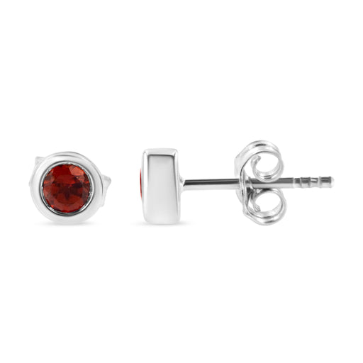 Bids.com .925 Sterling Silver Bezel Set 3.5mm Created Red Ruby Gemstone Solitaire Stud Earrings Earrings White Smoke White.Sterling Silver / Red Ruby,White.Sterling Silver / Red Garnet,White.Sterling Silver / Blue Sapphire,White.Sterling Silver / Purple Amethyst