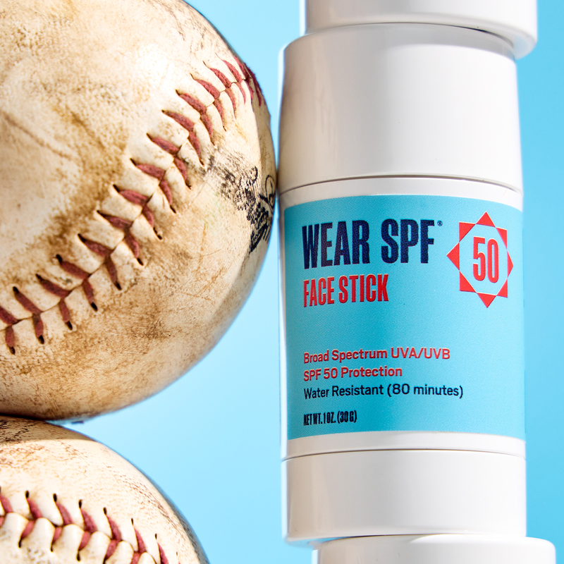 Wear SPF Sunscreen Sport Sticks Pale Turquoise Face Stick (1.0 oz),Body Stick (2.25 oz)
