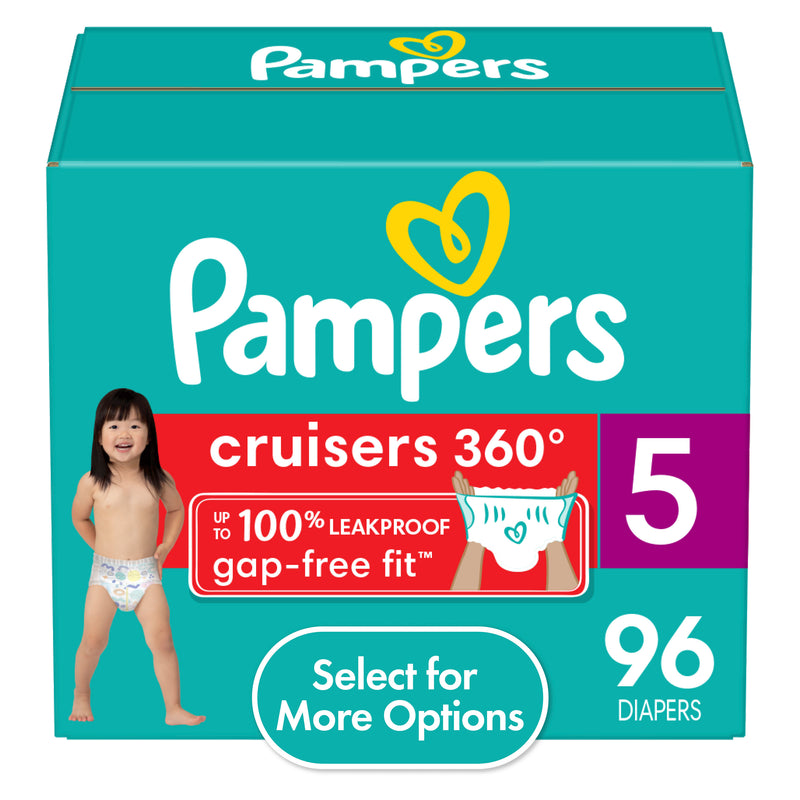Pampers Pampers Cruisers Diapers 360 S5 Huge Diapers Light Sea Green