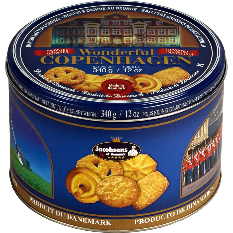 Wonderful Copenhagen Wonderful Copenhagen Jacobsens Danish Butter Cookies In Tin Cookies White Smoke