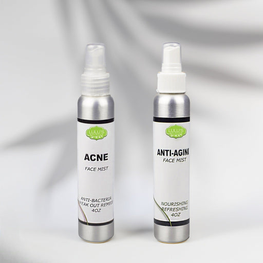 Lulu’s Holistics Face Mist Light Gray Acne Mist,Rose Water Anti-aging Mist,Both