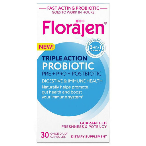 Florajen Florajen Triple Action Probiotic (Capsules) Vitamins & Supplements White Smoke