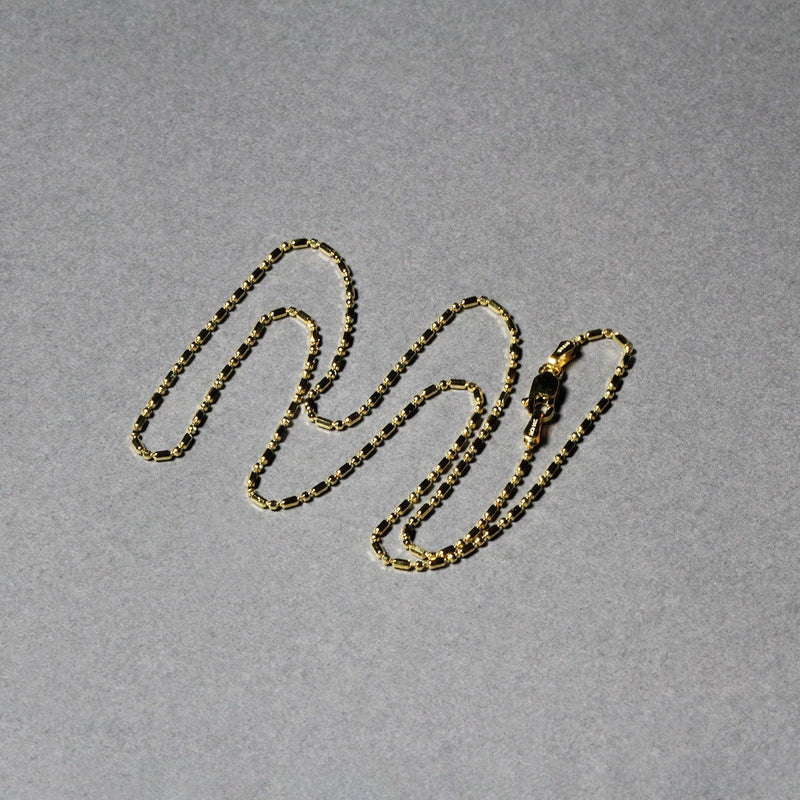 Bids.com 14k Yellow Gold Diamond-Cut Alternating Bead Chain 1.2mm Necklaces Dark Gray 16 / Yellow Gold,18 / Yellow Gold,20 / Yellow Gold,One / Yellow Gold