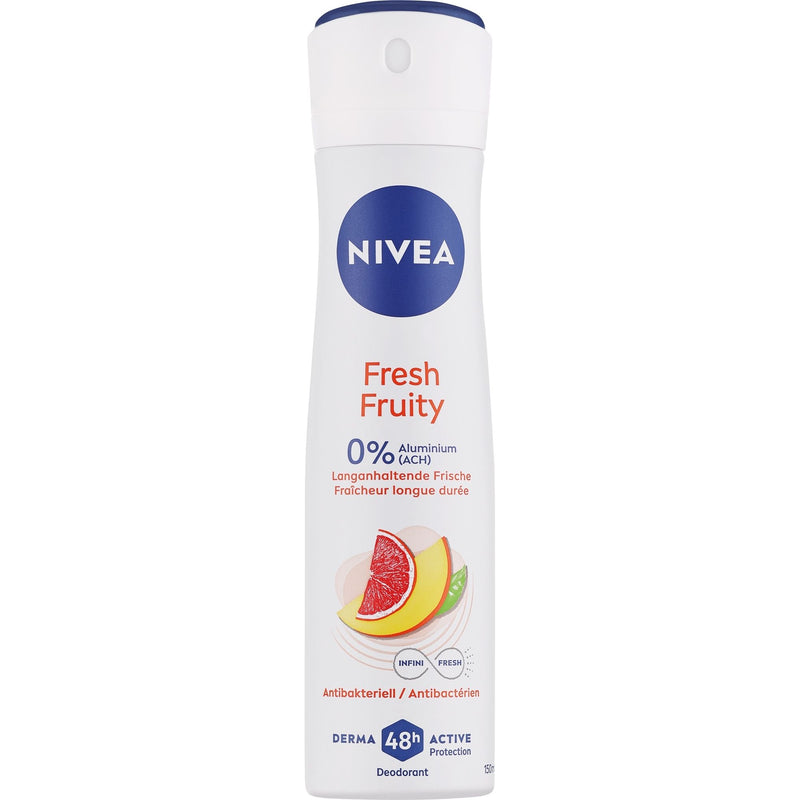 Nivea NIVEA Fresh Fruity Deodorant Spray 0% Aluminum (ACH) 48h Protection 150ml Deodorant & Anti-Perspirant Lavender