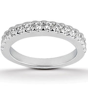 Bids.com 14k White Gold Shared Prong Diamond Wedding Ring Band Rings White Smoke 4 / White Gold,4.5 / White Gold,5 / White Gold,5.5 / White Gold,6 / White Gold,6.5 / White Gold,7 / White Gold,7.5 / White Gold,8 / White Gold,8.5 / White Gold,9 / White Gold