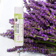 Green + Lovely Lavender Bud Skin Stick - Organic Lotion Stick - Travel Size Light Gray