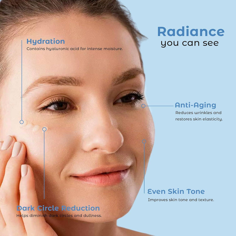 Cosmedica Skincare Brightening Eye Treatment Gel Moisturizers Light Blue