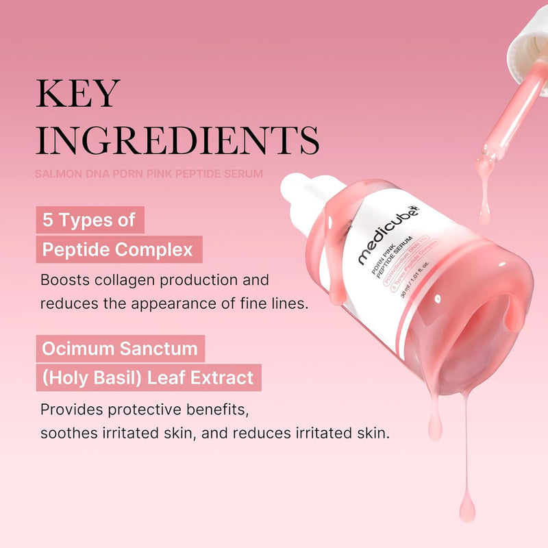 AsiaBeautyMall Medicube PDRN Pink Peptide Serum Serum Misty Rose