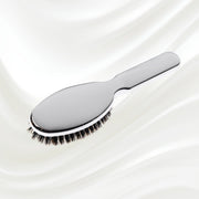 KOH-I-NOOR Beauty USA Metallic Nylon & Boar Bristle Hair Brush - Pneumatic Cushion for All Hair Types Hair Brush Lavender Gold / Large,Chrome / Large,Gold / Small,Chrome / Small