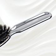 KOH-I-NOOR Beauty USA Metallic Nylon & Boar Bristle Hair Brush - Pneumatic Cushion for All Hair Types Hair Brush Lavender Gold / Large,Chrome / Large,Gold / Small,Chrome / Small