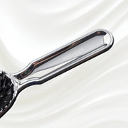 KOH-I-NOOR Beauty USA Metallic Nylon & Boar Bristle Hair Brush - Pneumatic Cushion for All Hair Types Hair Brush Lavender Gold / Large,Chrome / Large,Gold / Small,Chrome / Small