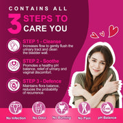 Nature Target Women's Urinary Health Probiotics, 60B CFUs, 90 Vegan Caps Probiotic Dark Red