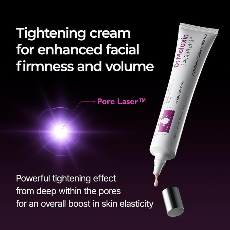 AsiaBeautyMall Dr. Melaxin Facephalt Tightening Cream Moisturizer Black