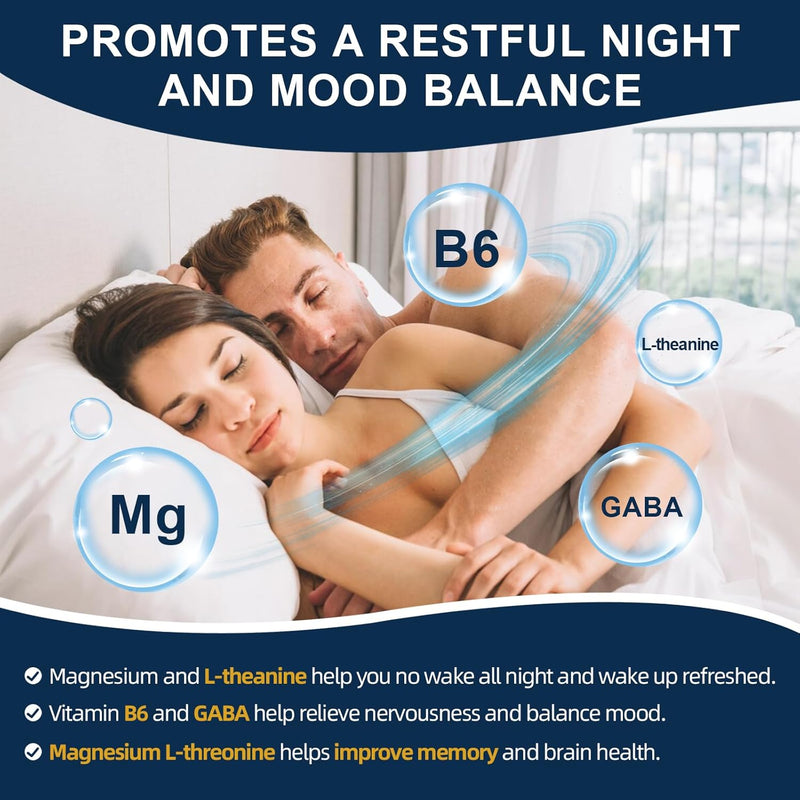 Nature Target Magnesium Powder Supplement, 10.58 OZ Magnesium Glycinate Midnight Blue