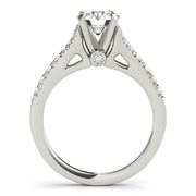 Bids.com 14k White Gold Split Shank Prong Set Diamond Engagement Ring (1 3/8 cttw) Rings White Smoke 3 / White Gold,3.5 / White Gold,4 / White Gold,4.5 / White Gold,5 / White Gold,5.5 / White Gold,6 / White Gold,6.5 / White Gold,7 / White Gold,7.5 / White Gold,8 / White Gold,8.5 / White Gold,9 / White Gold