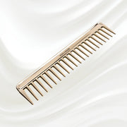 KOH-I-NOOR Beauty USA Metallic Wide Tooth Comb - Chrome & Gold Plated for Wet Hair Detangling Comb Lavender Gold