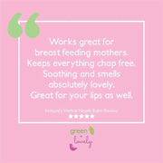 Green + Lovely Calming Nature's Herbal Nursing Nipple Balm - Breastfeeding Essential - 1 oz. Nipple Cream Pink