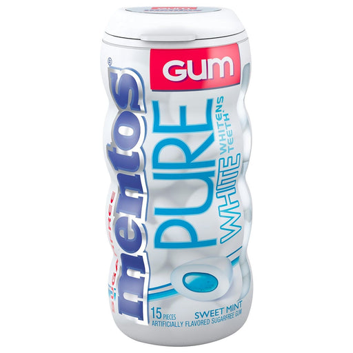 Mentos Mentos Pure White Sweet Mint Sugarfree Chewing Gum 1.06 oz Candy & Chocolate White Smoke