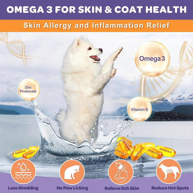 Nature Target Chicken flavor Probiotics for Dogs & Cats, 6 Billion CFUs, 180 Chews Pet Vitamins Supplements Light Gray