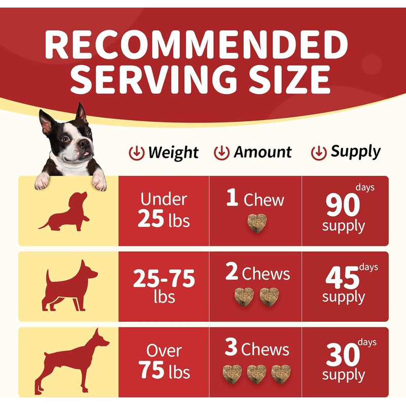 Nature Target Chicken Flavor Glucosamine Chews for Dogs & Cats, 120 Soft Chews Pet Vitamins Supplements Brown
