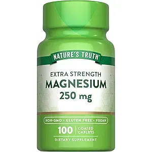 Nature's Truth Nature's Truth  Magnesium 250 MG 100 Caps Minerals in Vitamins White Smoke