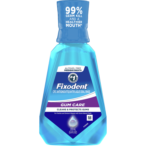 Fixodent Fixodent Gum Care Rinse - 8.4 Oz Oral Care White Smoke