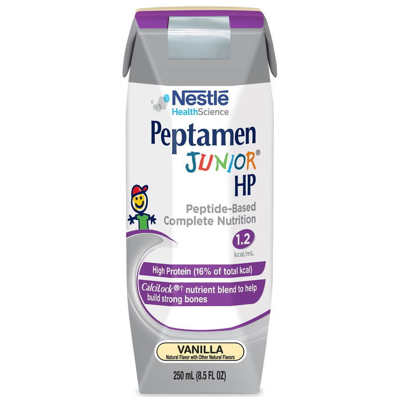 Peptamen Peptamen Nestle Junior HP Vanilla Prism Drink, 8.45 Fluid Ounce -- 24 Per Case Medical Supplies White Smoke