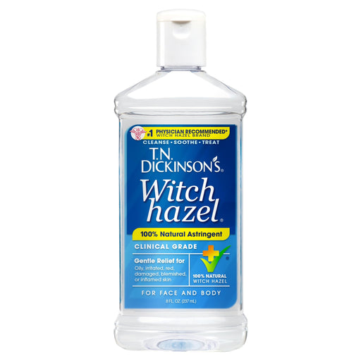 Dickinson's Dickinson's Witch Hazel All Natural Astringent Clinical Grade 8 Oz Astringents White Smoke