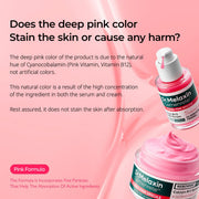 AsiaBeautyMall Dr. Melaxin Cemenrete Cyano Pink Spicule Cream Moisturizer Pink