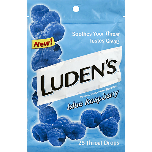 Luden's Luden's Throat Drops, Blue Raspberry Health & Beauty Cornflower Blue
