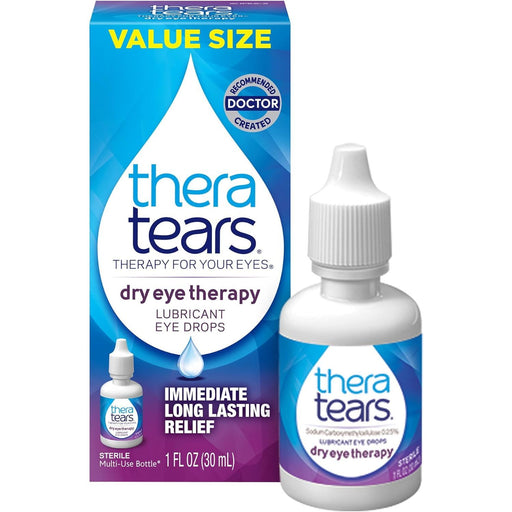 Thera tears Thera Tears, Lubricant Eye Drops 1 oz Eye Drops White Smoke
