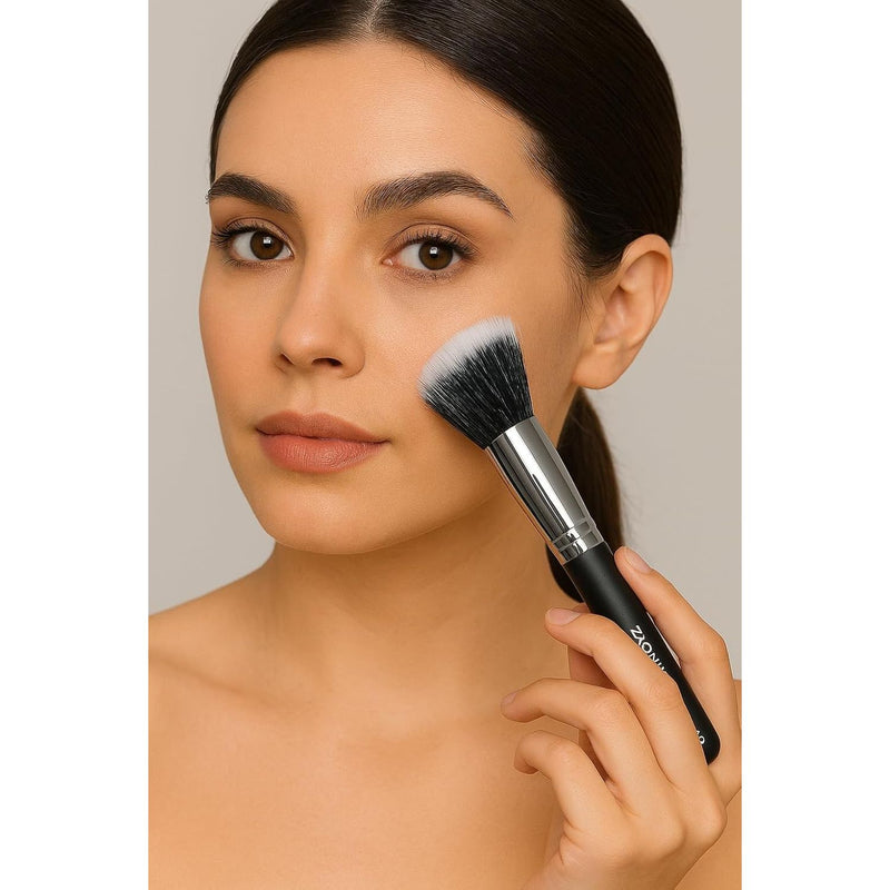 ZAQ Skin & Body STIPPLING BRUSH Make Up Dark Salmon