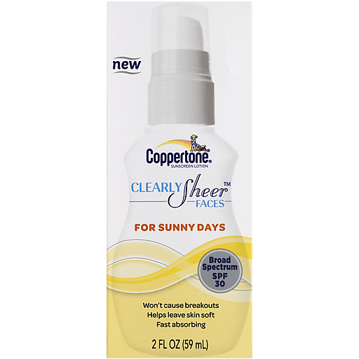 Coppertone Coppertone Coopertone Sunscreen Lotion Clearly Sheer Faces SPF 30 Lotion & Moisturizer Lavender