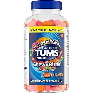 Tums Tums Tablet Chewable Medicine & Drugs White Smoke