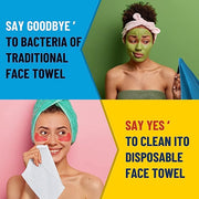 AsiaBeautyMall ITO Disposable Face Towel - 100% Cotton Facial Towel Gold