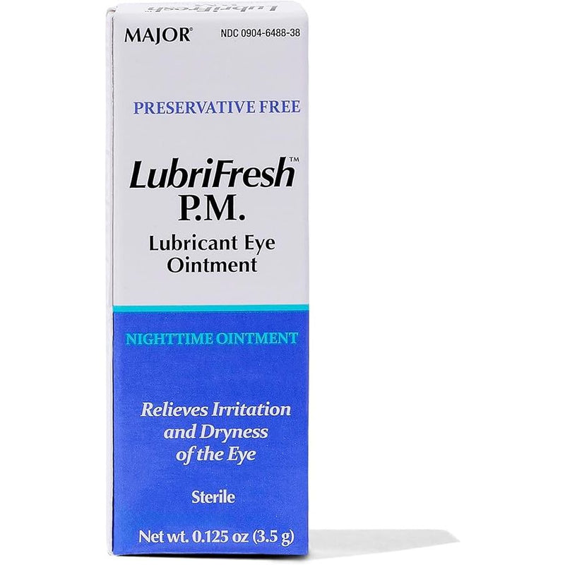 Major LUBRIFRESH P.M. 15-83% O/O 3.5 Eye Drops & Lubricants White Smoke