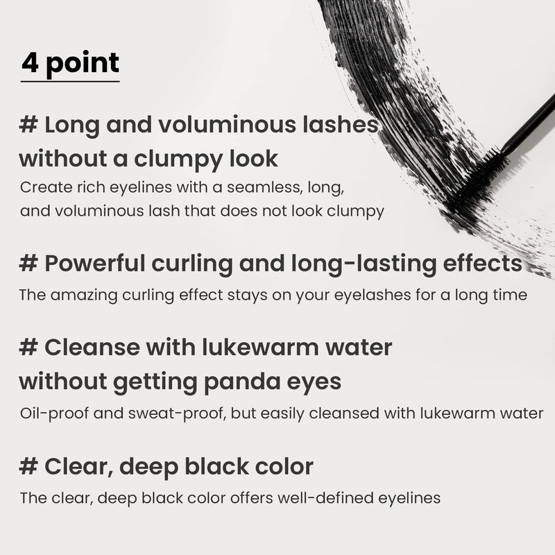 AsiaBeautyMall Heimish Dailism Smudge Stop Mascara (Curling) Mascara Lavender