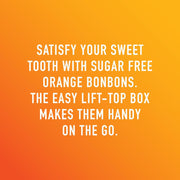 Swiss Imports Swiss Imports Orange Sugarfree Candy Bonbons - 1.4oz Sugarfree Candy Dark Orange