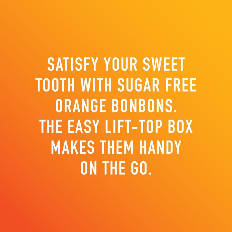 Swiss Imports Swiss Imports Orange Sugarfree Candy Bonbons - 1.4oz Sugarfree Candy Dark Orange