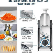 SmartPursue™ 15-in-1 Vegetable Chopper and Slicer Kitchen Slicers White Smoke As shown BLUE,As shown Gray,Grey,Red,Green,Peacock Blue
