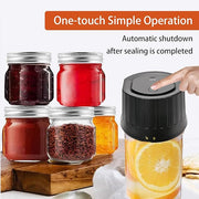 SmartPursue™ Vacuum Sealing Machine Mason Jar Vacuum Sealer Electric Vacuum Sealing Machine Kit White Smoke Black,White