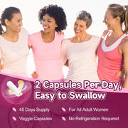 Nature Target Women's Urinary Health Probiotics, 60B CFUs, 90 Vegan Caps Probiotic White Smoke