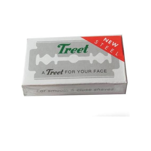 Treet Treet New Steel Double Edge Razor Blades - 20x10 Pack Razor Blades Dark Gray