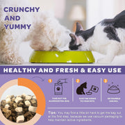 Nature Target Chicken flavor Probiotics for Dogs & Cats, 6 Billion CFUs, 180 Chews Pet Vitamins Supplements Dark Gray