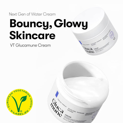 AsiaBeautyMall VT Glucamune Cream Moisturizer White Smoke
