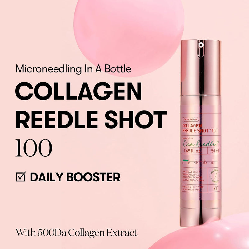 AsiaBeautyMall VT Collagen Reedle Shot 100 Serum Misty Rose